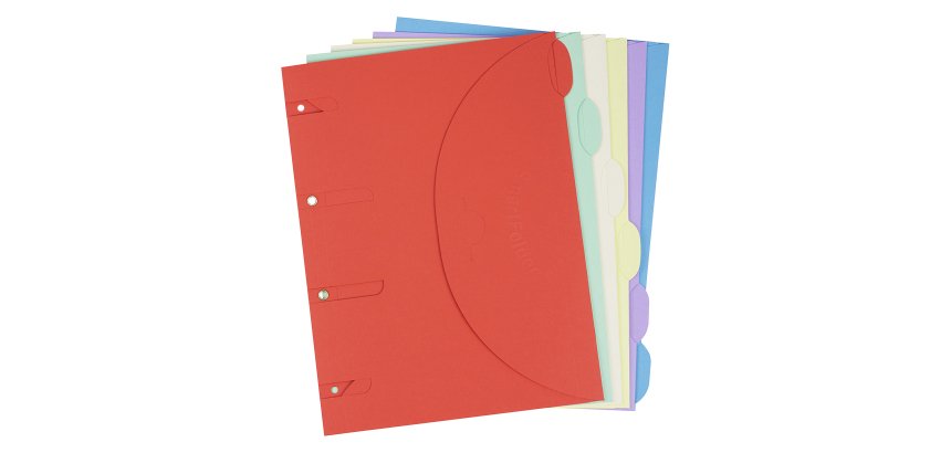 Chemises à onglet standard Smartfolder® - sachet de 6
