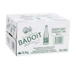 Eau gazeuse Badoit Zest citron vert 50 cl - 30 bouteilles