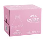 Eau minérale Evian bouteille 1 litre - Carton de 12