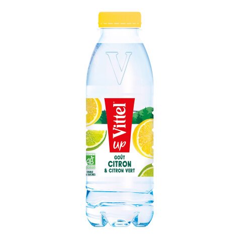 Eau Vittel Up Bio citron / citron vert 50 cl - 24 bouteilles