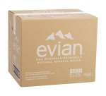 Eau minérale Evian 75 cL - 12 bouteilles Verre