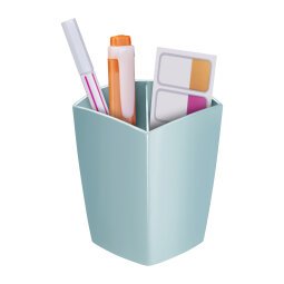 Pencil holder CEP Riviera plastic colored