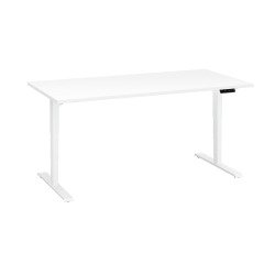 Bureau réglable en hauteur électrique blanc  Ergo Premium 160 x 80 cm - Arch - blanc