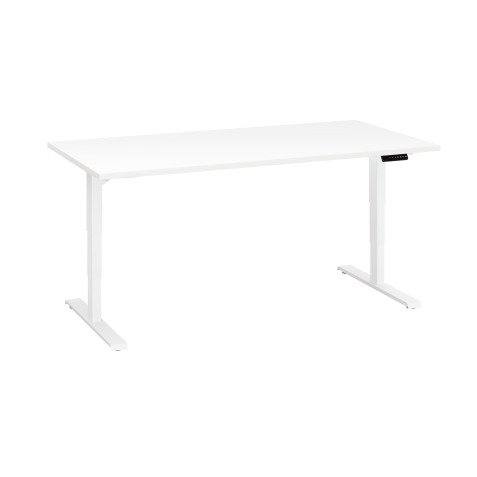 Bureau réglable en hauteur électrique blanc  Ergo Premium 160 x 80 cm - Arch