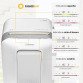 Distruggidocumenti Fellowes LX-201, taglio a microframmento livello di sicurezza P5 - 12 fogli - bianco