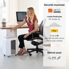  Destructeur Fellowes LX201 - coupe micro