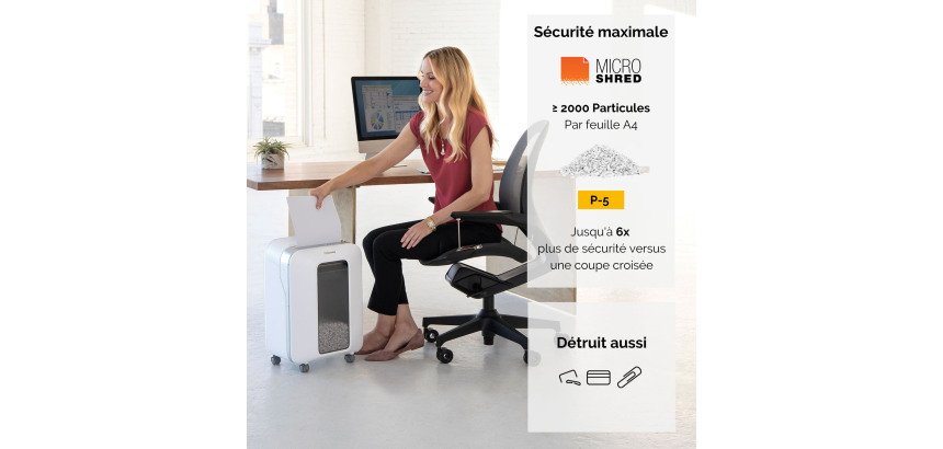 Aktenvernichter Fellowes LX201 - Mikro