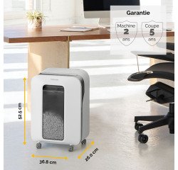  Destructeur Fellowes LX201 - coupe micro