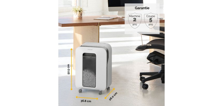  Destructeur Fellowes LX201 - coupe micro