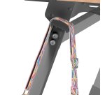 Table rabattable plateau hêtre L 120 x P 70 cm - Galice Plus