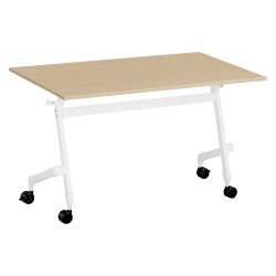 Opklapbare tafel op wieltjes Bruneau Practika Plus - blad diepte 70 cm