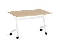 Opklapbare tafel op wieltjes Bruneau Practika Plus - blad diepte 70 cm