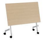 Table rabattable plateau chêne L 120 x P 70 cm - Galice Plus