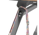 Table rabattable plateau chêne L 120 x P 70 cm - Galice Plus