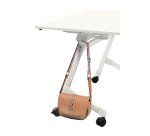 Table rabattable plateau blanc L 120 x P 70 cm - Galice Plus