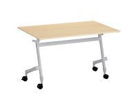 Opklapbare tafel op wieltjes Bruneau Practika Plus - blad diepte 70 cm