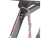 Table rabattable plateau blanc L 120 x P 70 cm - Galice Plus