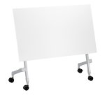 Table rabattable plateau blanc L 120 x P 70 cm - Galice Plus