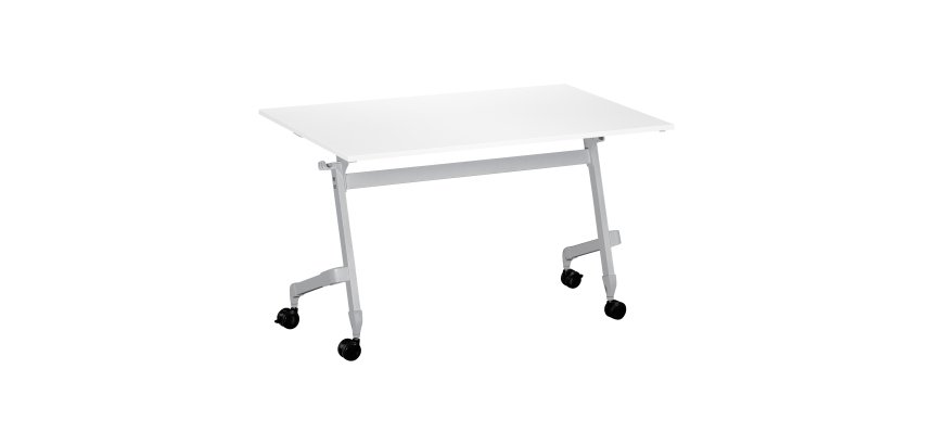 Table rabattable à roulettes Bruneau Practika Plus - plateau profondeur 70 cm