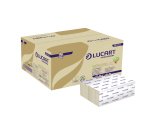 Papier essuie-mains pliage enchevêtré Lucart EcoNatural – Carton de 3000