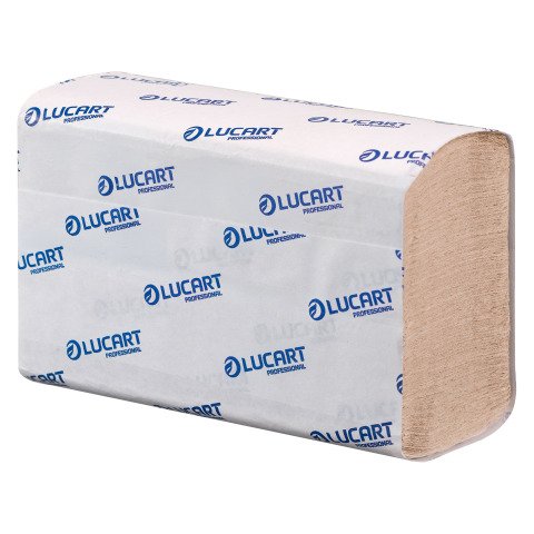 Papel secamanos plegado entrelazado Lucart EcoNatural Z20 - Caja de 3000
