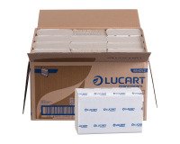 Papier essuie-mains pliage enchevêtré Lucart EcoNatural Z20 – Carton de 3000
