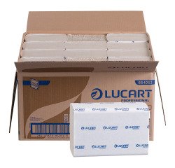 Papier essuie-mains pliage enchevêtré Lucart EcoNatural – Carton de 3000