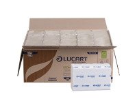 Papier essuie-mains pliage enchevêtré Lucart EcoNatural  V2 – Carton de 3800
