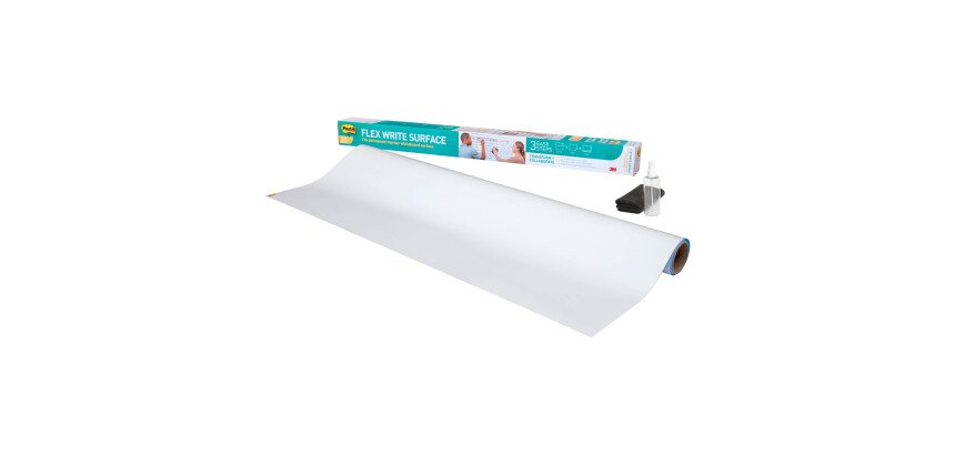 Rollo adhesivo de Pizarra Blanca Flex Write Post-it® 121,9 x 243,8 cm