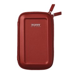 Estuche universal para disco duro de 2,5" Port Desings en color rojo