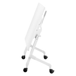 Table rabattable plateau blanc L 120 x P 70 cm - Galice Plus