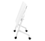 Table rabattable plateau blanc L 120 x P 70 cm - Galice Plus