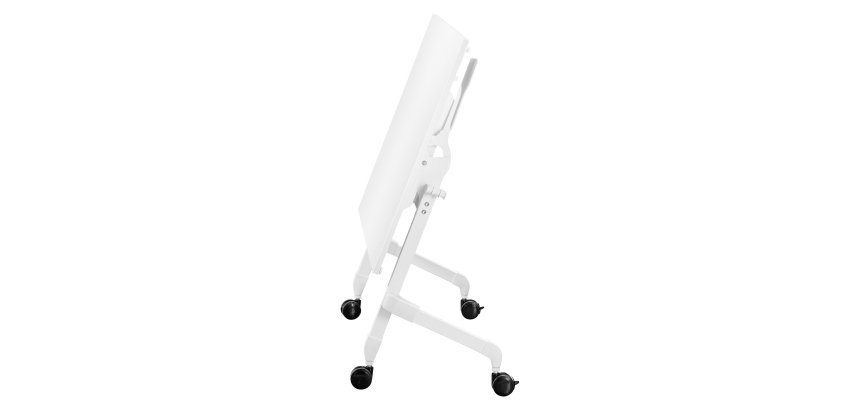 Table rabattable plateau blanc L 120 x P 70 cm - Galice Plus