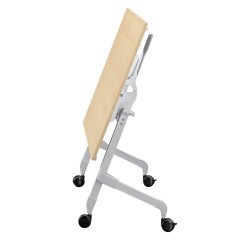Table rabattable plateau hêtre L 120 x P 70 cm - Galice Plus