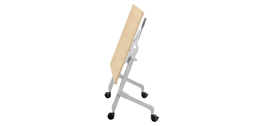 Table rabattable plateau hêtre L 120 x P 70 cm - Galice Plus