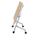 Table rabattable plateau chêne L 120 x P 70 cm - Galice Plus