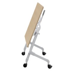 Table rabattable plateau chêne L 120 x P 70 cm - Galice Plus