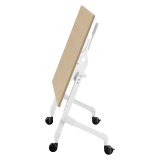 Table rabattable plateau chêne L 120 x P 70 cm - Galice Plus