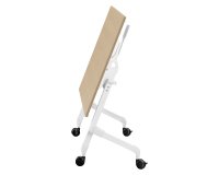 Table rabattable plateau chêne L 120 x P 70 cm - Galice Plus