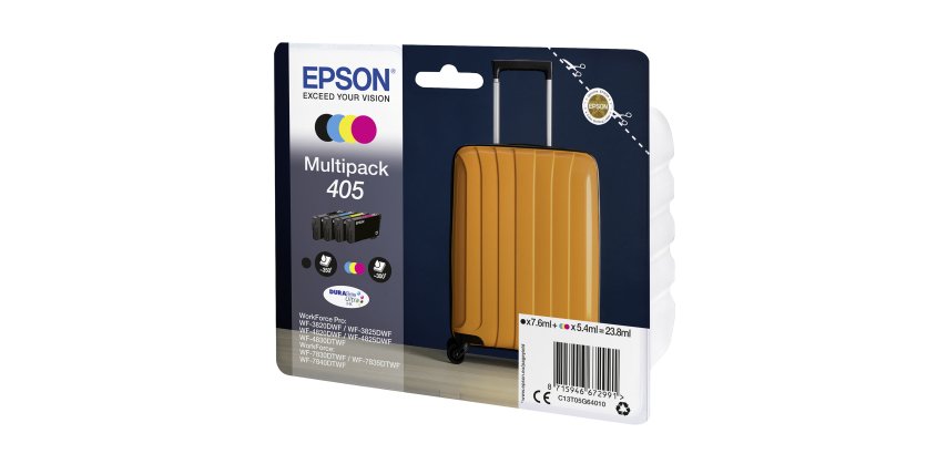 Epson 405 Pack 4 cartouches noire + couleurs pour imprimante jet d'encre