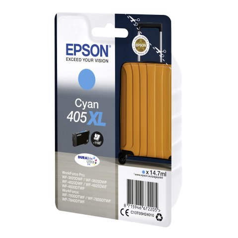 Epson 405 XL cartucho de tinta original color cian