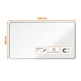 Nobo Premium Plus Widescreen Whiteboard Wall Mounted Magnetic Lacquered Steel 1220 x 690mm