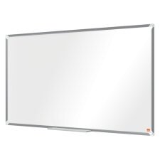 Tableau blanc laqué Premium+ 16/9e Nobo