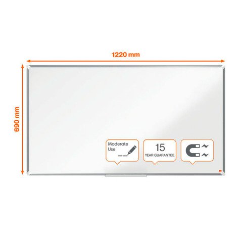 Pizarra lacada Premium Nobo Alt 69 x An 122 cm