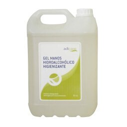 Gel hidroalcohólico desinfectante Adicare -  garrafa de 5L