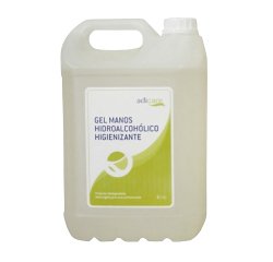 Gel hidroalcohólico desinfectante Adicare -  garrafa de 5L