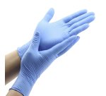 Guantes desechables de nitrilo color azul - caja de 100