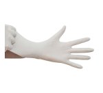 Guantes desechables de látex color blanco