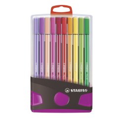 Rotuladores de colores STABILO Pen 68 Estuche de 20