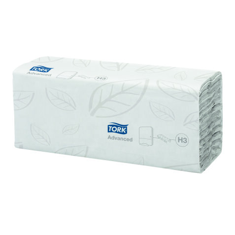 Paper hand towels C-folded Tork H3 Advanced - box of 2560